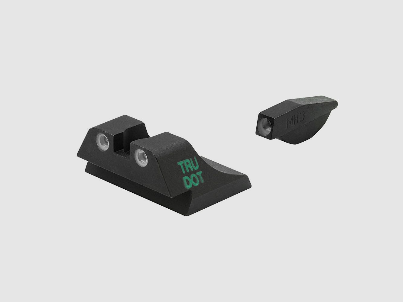 Tru Dot FIXED PISTOL SET BROWNING HI POWER MARK III G/G, image 1 of 3