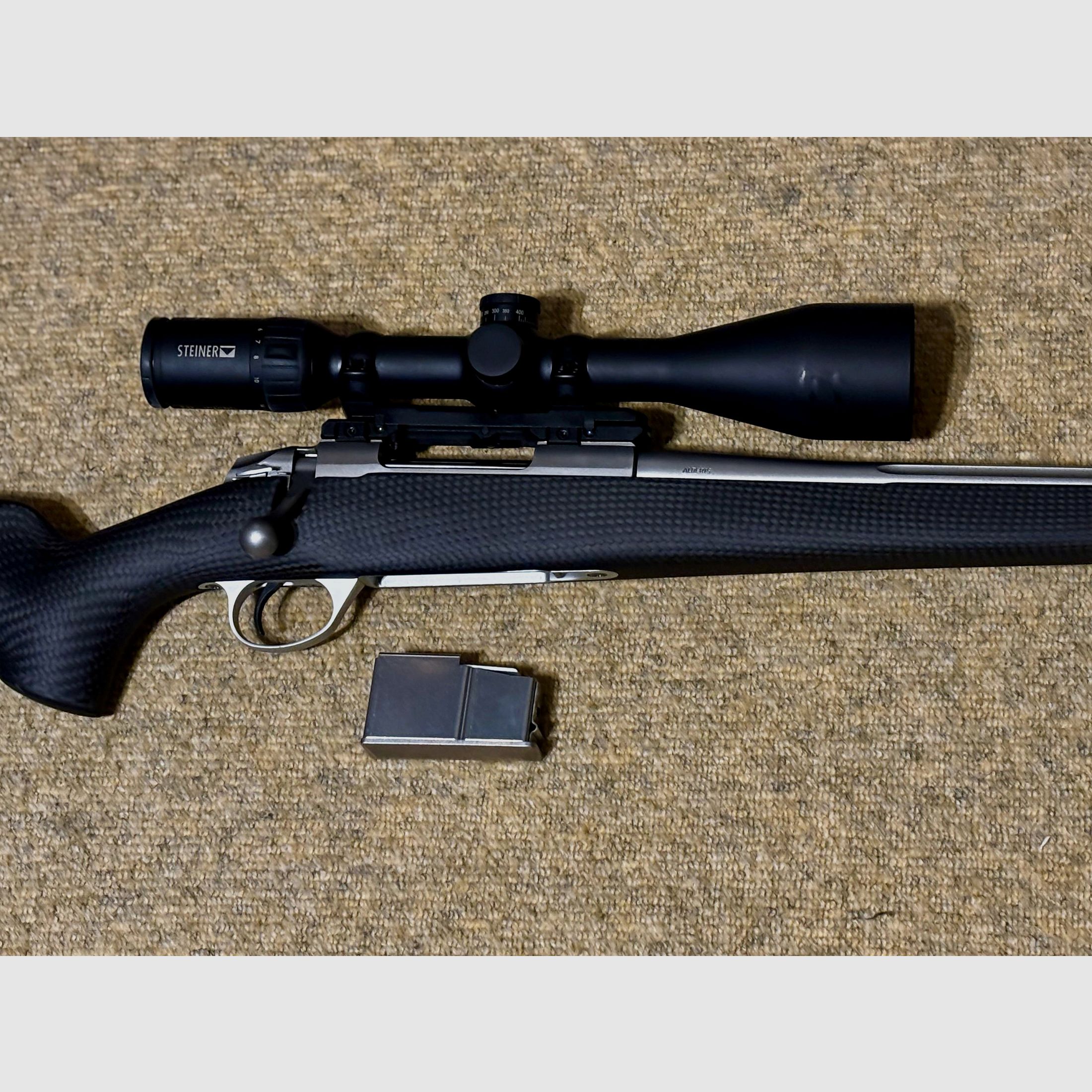 SAKO 85 Carbonlight M .308 Win Premium complete package | new SAKO carbon stock 2026 | Steiner Ranger 4 - 16 x 56 BC | Stalon XE108 suppressor | Dentler rail | 5100 € negotiable, image 3 of 19