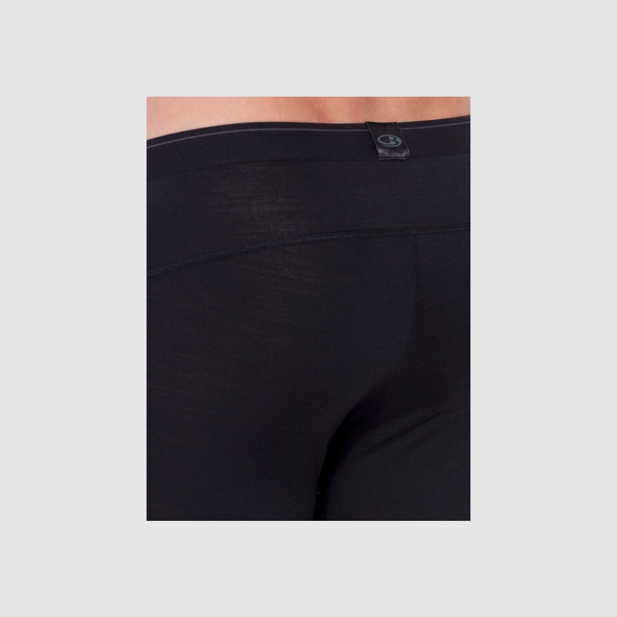 Legginsy ICEBREAKER Merino 200 Oasis z rozporkiem dla mężczyzn czarne