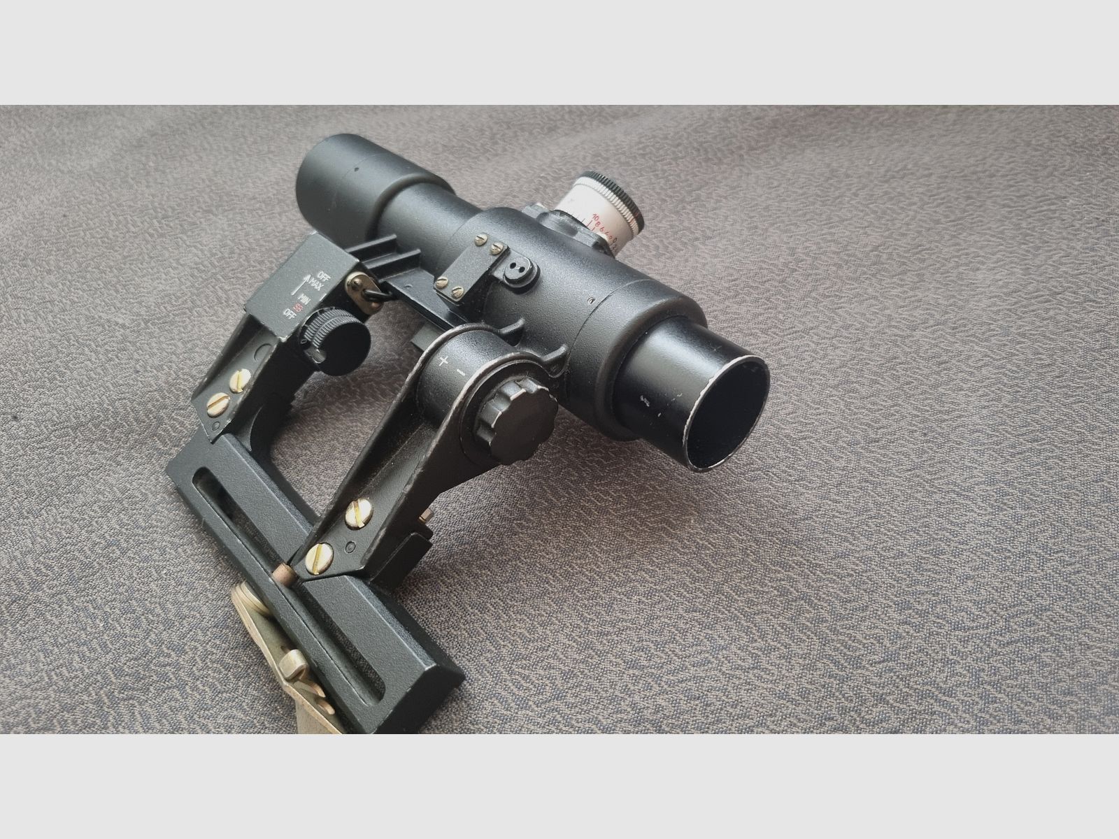 Collimatore russo BelOMO PK-AV per AK74 Kalaschnikow, Dragunow +++ Telescopio mirino con punto rosso URSS +++