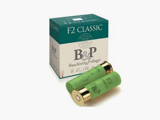 BASCHIERI & PELLAGRI – Patronen mit Schrot – F2 CLASSIC BLEI N°10