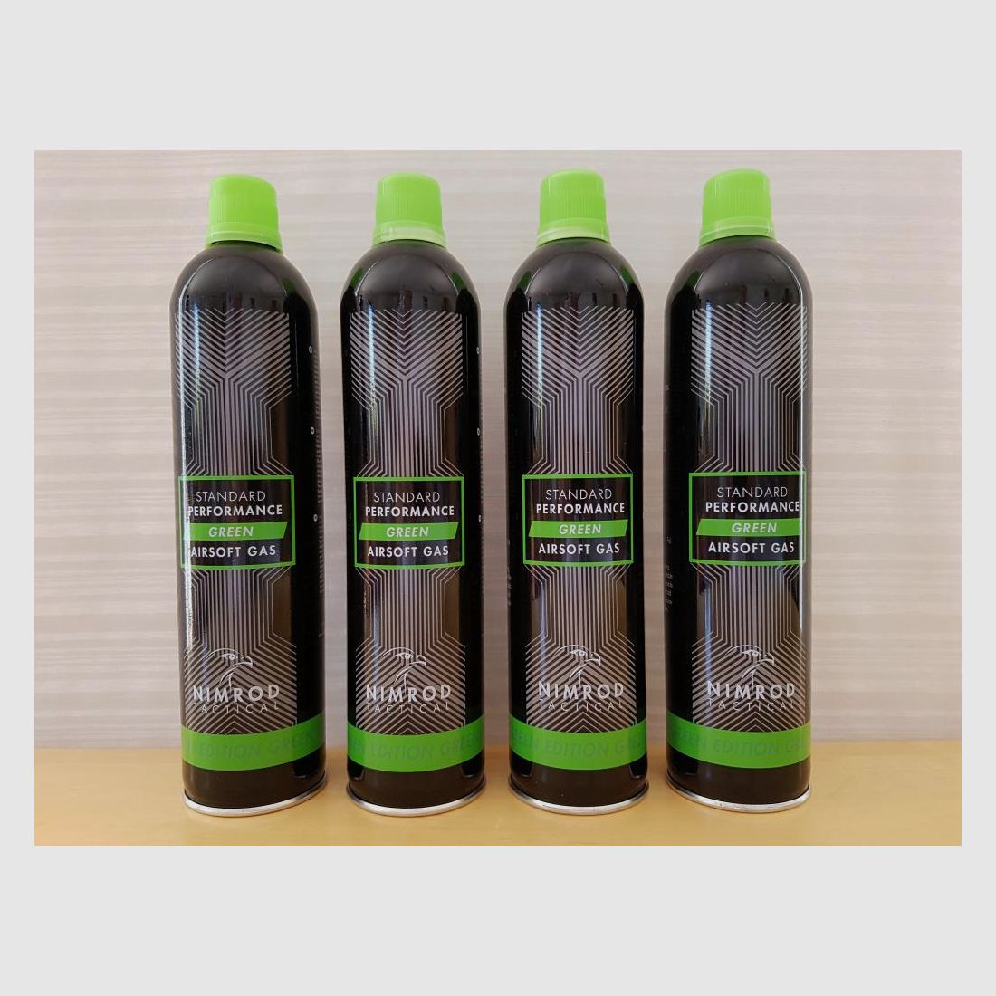 4x Nimrod Softair Green Gas 500ml