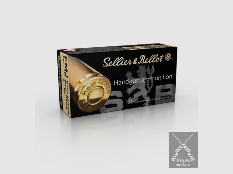Sellier & Bellot 9mm Luger FMJ 115 gr