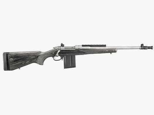 Ruger GUNSITE SCOUT KM77-GS Cal 308 canon 46 cm inox