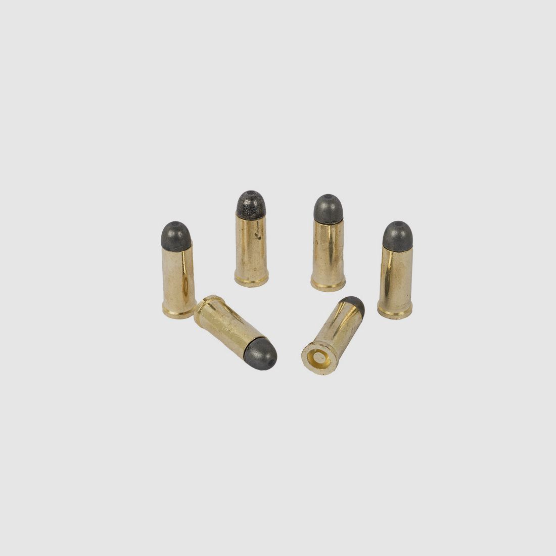 Dekopatrone fĂĽr Deko Westernrevolver Kolser Colt .45 mit Einkerbung fĂĽr ZĂĽndplĂ¤ttchen 6 StĂĽck