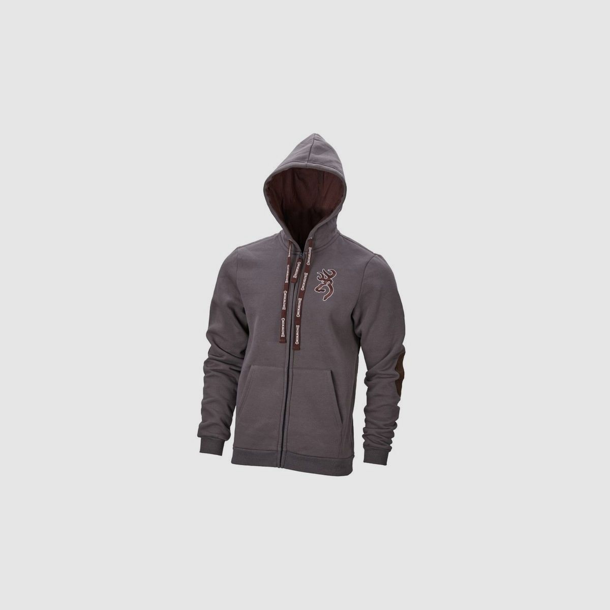 BLUZA Z ZAMKIEM, BROWNING,SNAPSHOT, POPIELATA, S, zdjęcie 1 z 2