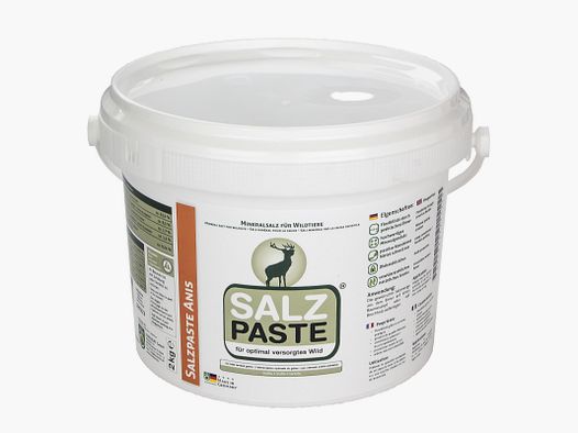 Eurohunt Salzpaste 2 kg Eimer Anis