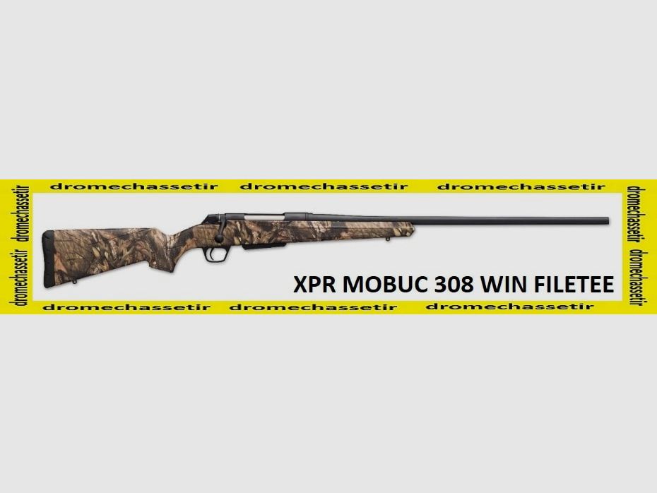 carabine a verrou Winchester XPR , cal 308 Winchester, canon de 51cm filetée, chargeur, CAMO Mobuc