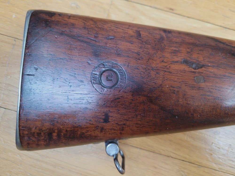 Prachtig Chassepot Geweer model 1866 – 2e Type – Fabricage februari 1872 – Châtellerault – Volledige serienummer behalve stang – Leesbaar embleem – Magnifieke loop – Premium staat – TBE++, afbeelding 4 van 33