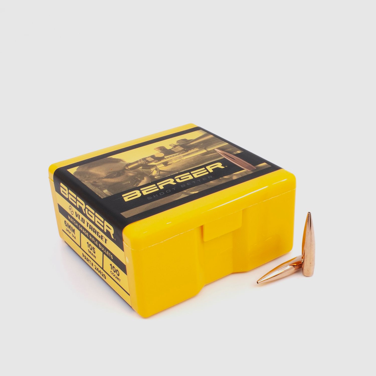 Berger Geschoss 6mm/.243 VLD Target 105GR 100 Stück