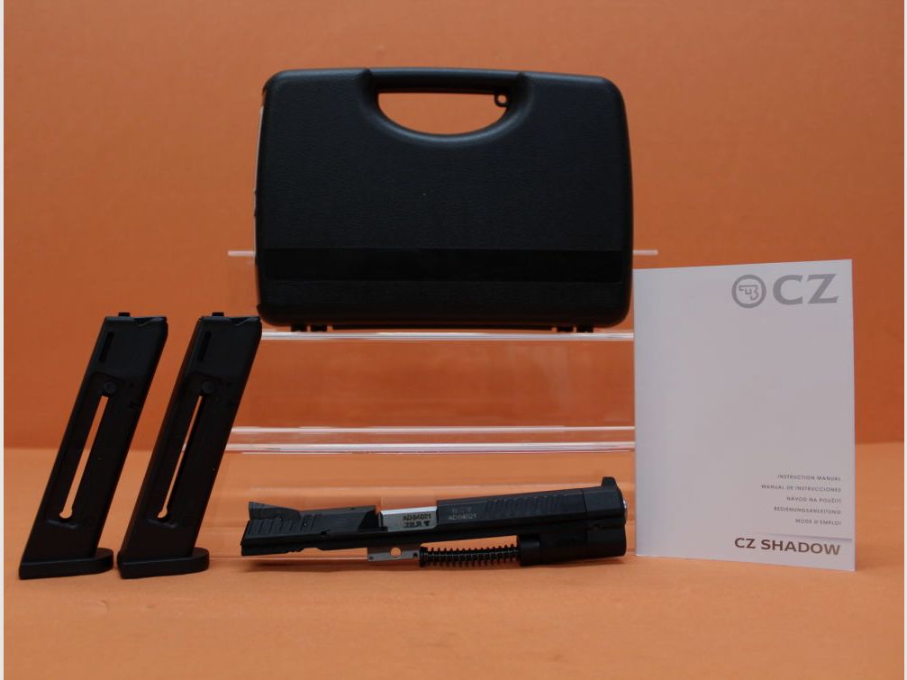 CZUB interchangeable system .22lr CZ 75 SHADOW2 Kadet adapter 118mm barrel/reserve magazine (.22lfB/.22L.R.)