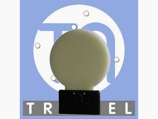 ACTION TARGETS bersaglio da tiro in polimero KK-Round Knocker 150mm bianco richiede base doppia 295000