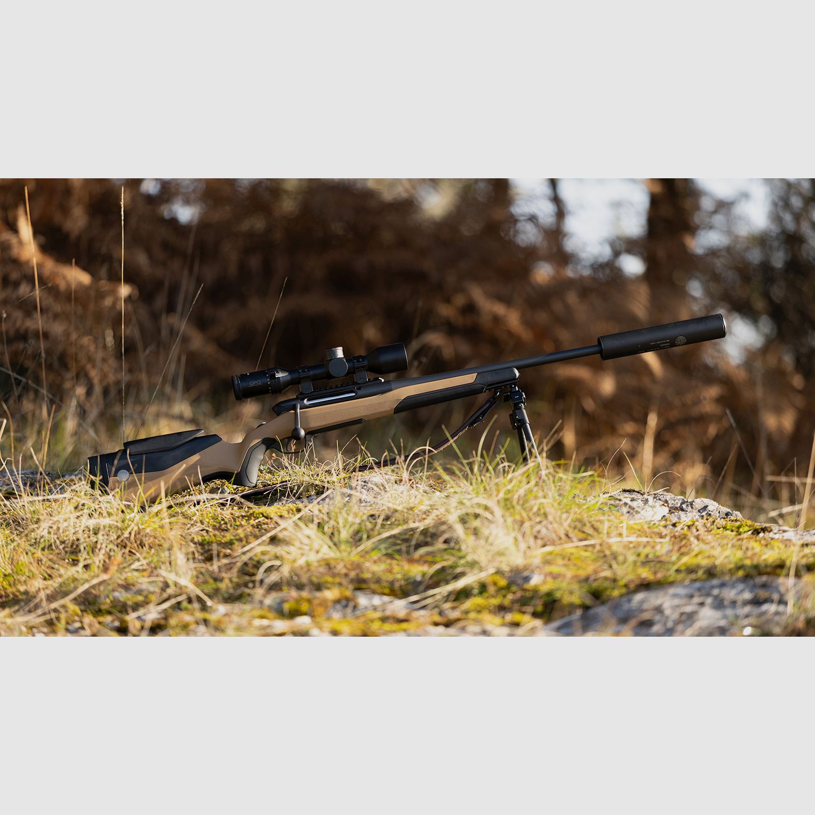 Steyr Arms RMS WILD .30-06 Sprg. 558mm, 3+1 cargador, disparador directo, M15x1, rifle de tracción recta marrón