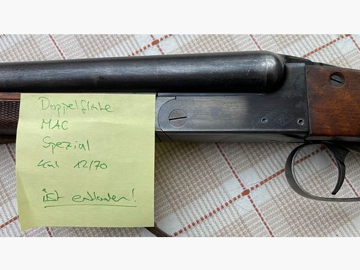 Double-barreled shotgun MAC special