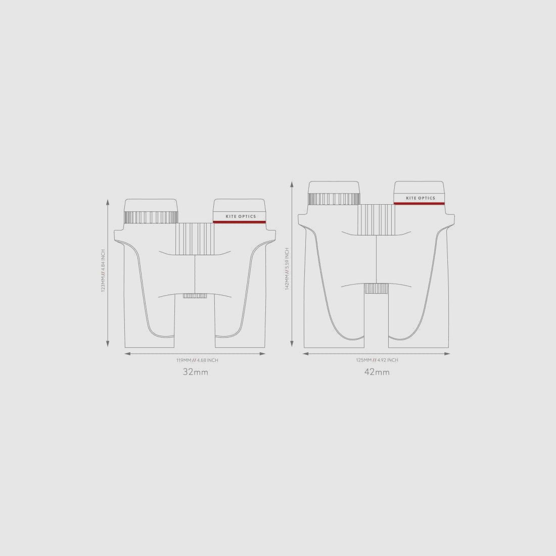Binocolo Kite Falco 10x42 10x42, immagine 4 di 4