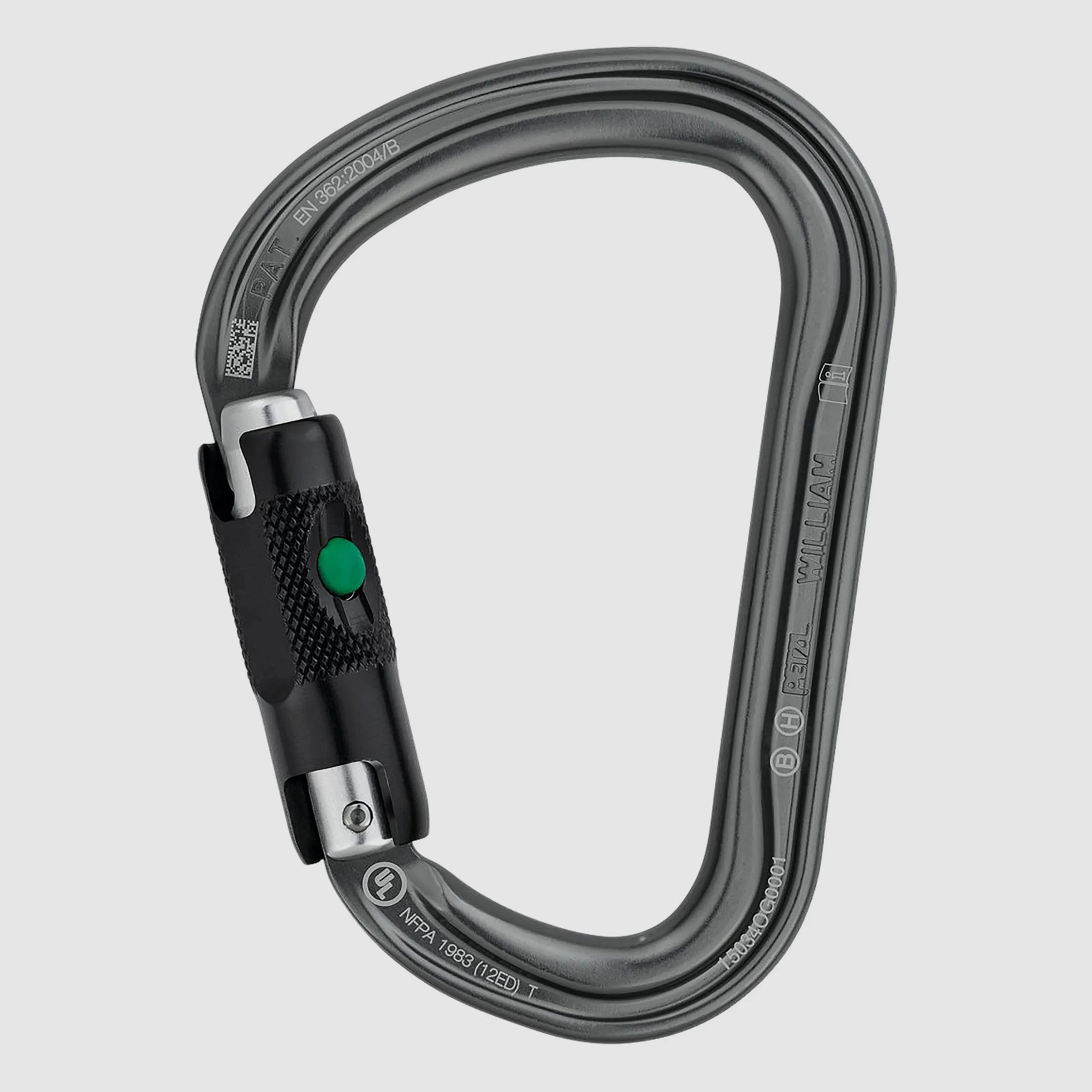 Petzl Petzl Karabiner William Ball Lock grau