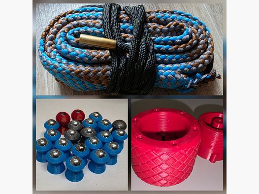 AEA HPmax MK2: Barrel cleaning cord 9mm/ .357+ Ventilation tool+ TPU Diabolos