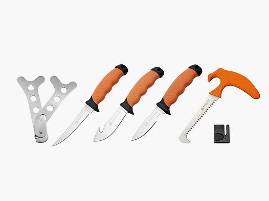 PUMA XP 6-piece knife butchering set with nylon case