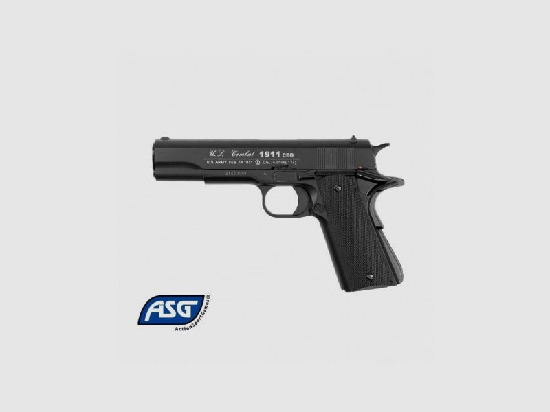 Pistole ASG 1911 US-COMBAT - Blow Back 4,5 mm Co2 Stahl-BBs, Bild 1 von 2