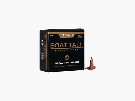 Geschosse SPEER Boat-Tail – .308″ – 150 grains
