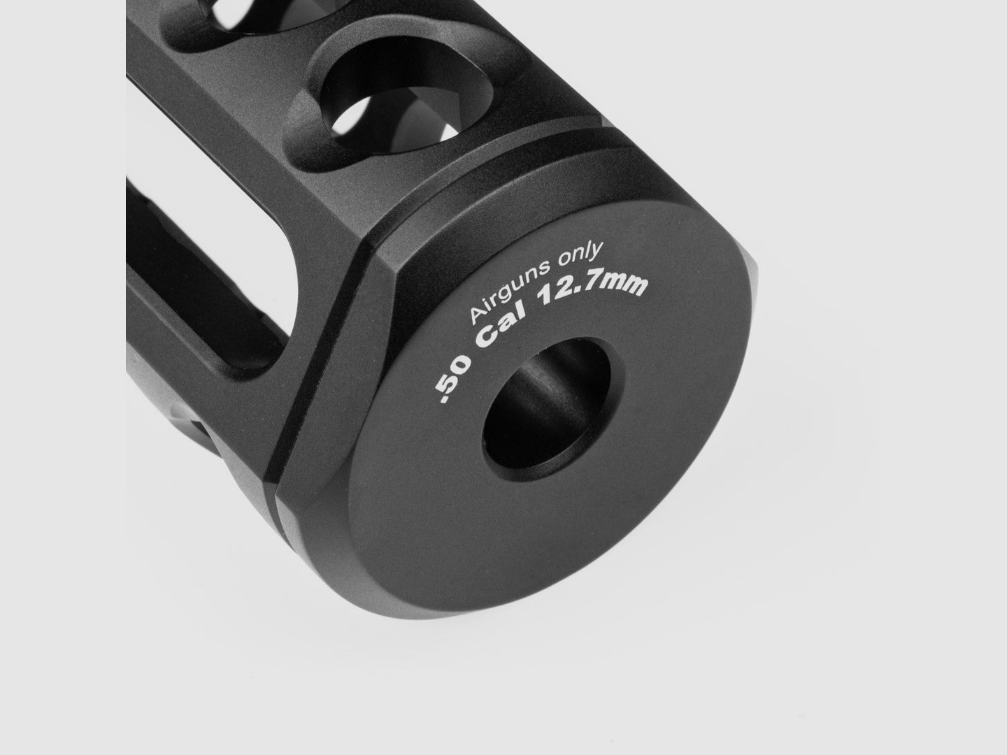 XL - MUZZLE | MEGALODON | CNC ALU | ZWART | Cal.50