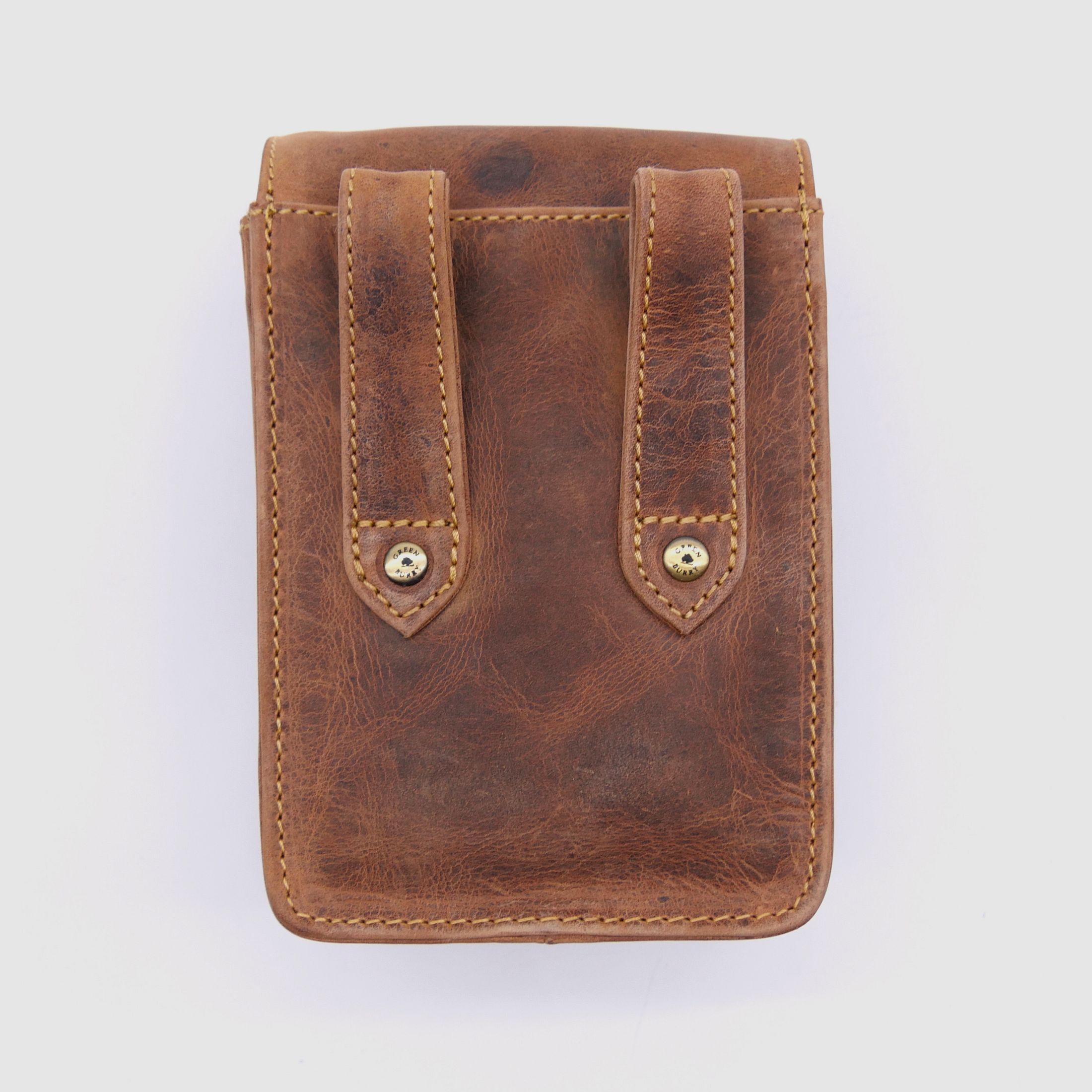 Greenburry Leder Gürteltasche Vintage Hirsch braun 1754H-STAG3-25