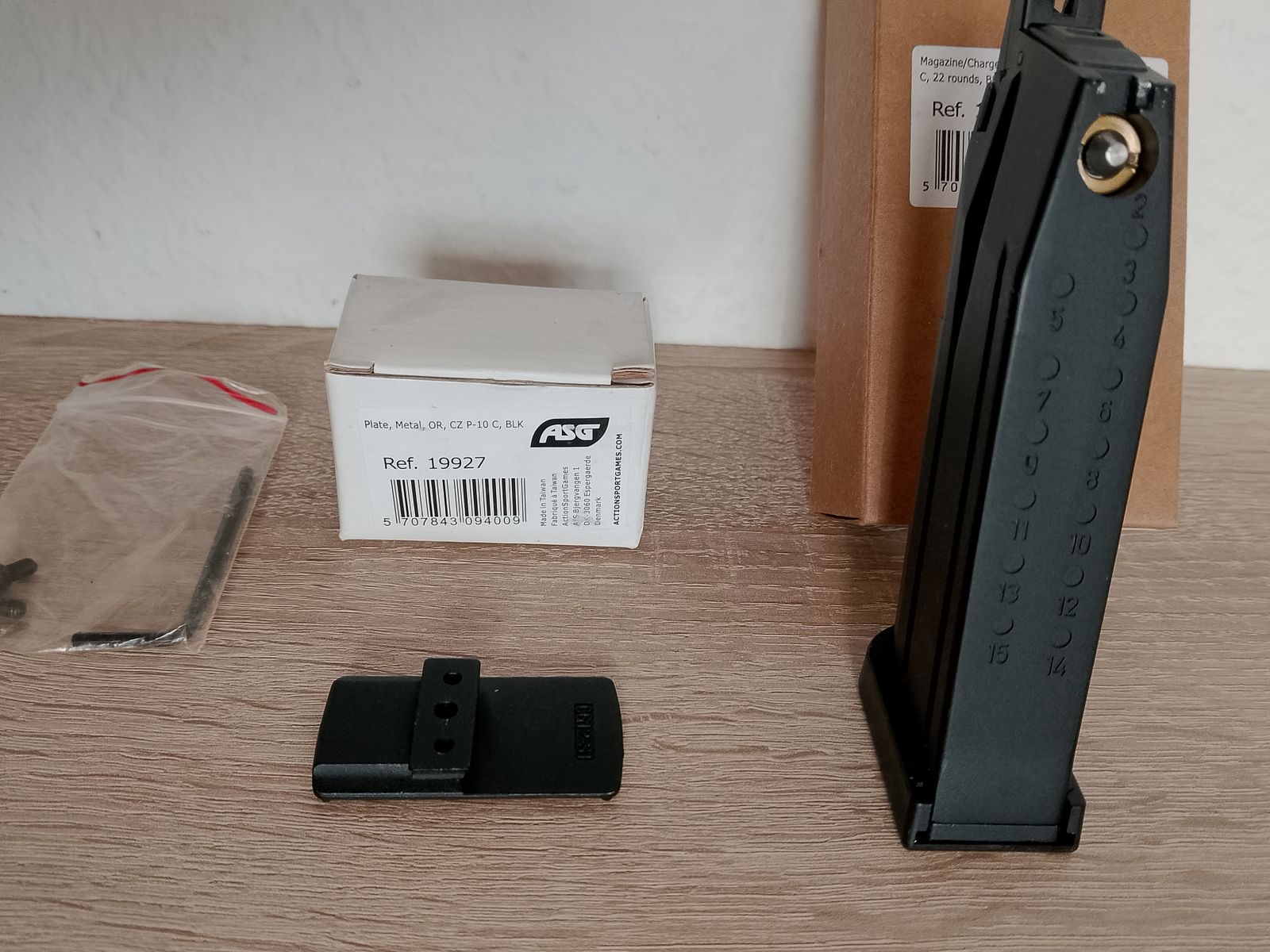 CZ P10-C Gas-Magazin & Adapterplaat OR