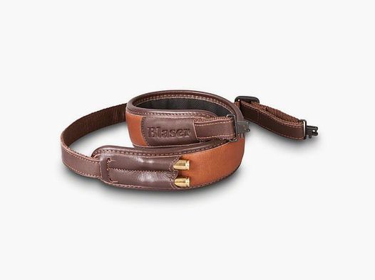 Cinghia per fucile Blaser in pelle - marrone