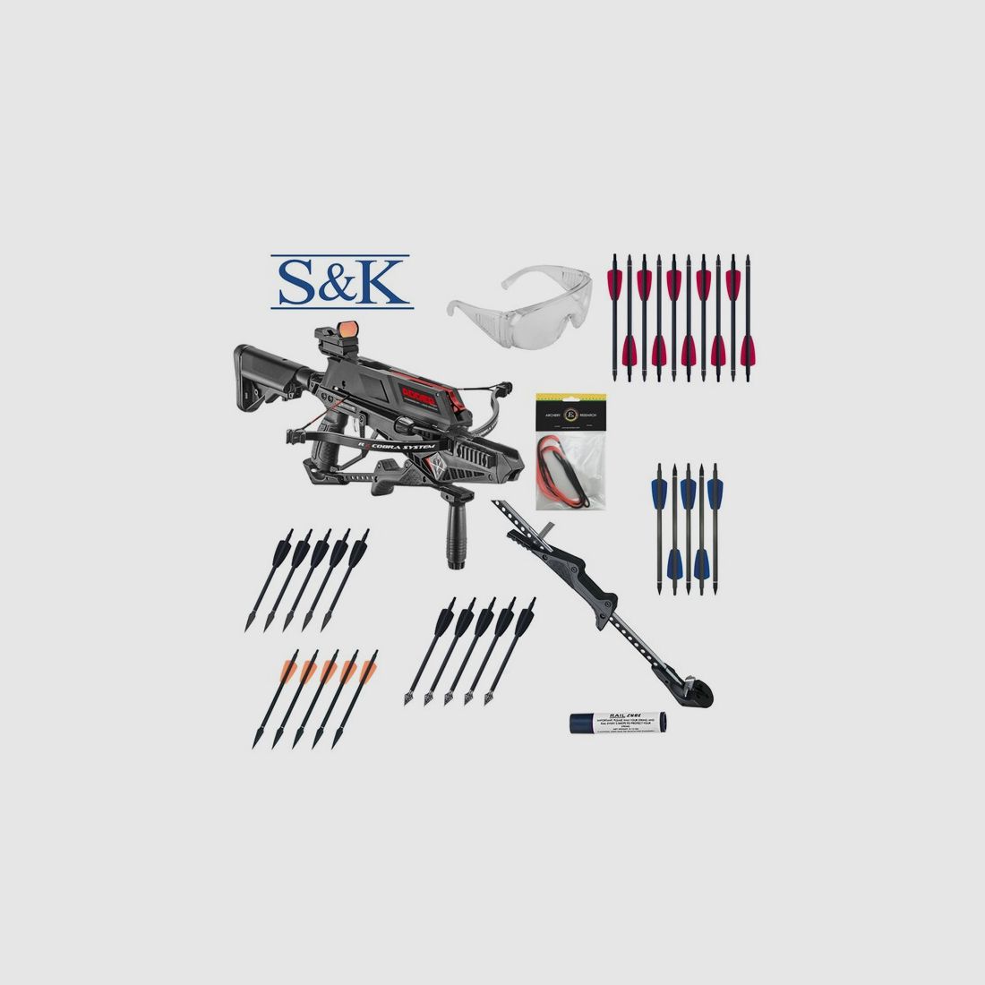 EK Archery Cobra Adder 130 Repetierarmbrust - Megaset - Inkl. Bolzenstopper