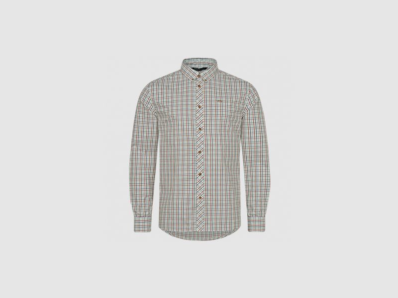 Blaser Heren Overhemd Tristan 22 Bordeaux/Blauw Geruit | S