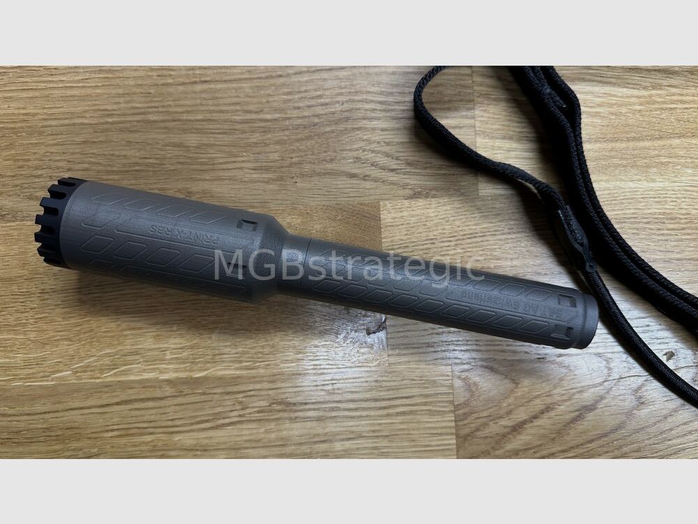 Fusil semi-automatique B&T AG 9mm Luger GHM9 SD DE avec silencieux intégré = arme absorbant le son // chez nous avec sangle H&K