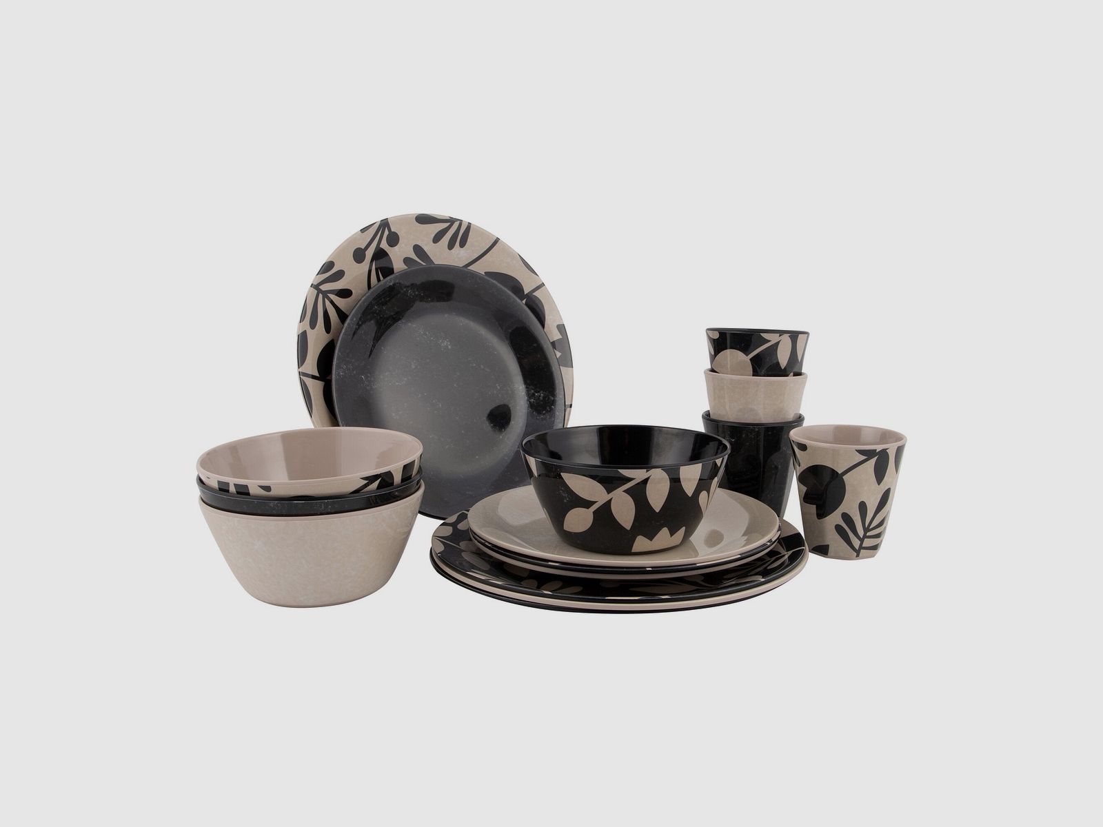 Dinnerware Set Mix & Match, 16-piece, blue/white, image 12 of 24