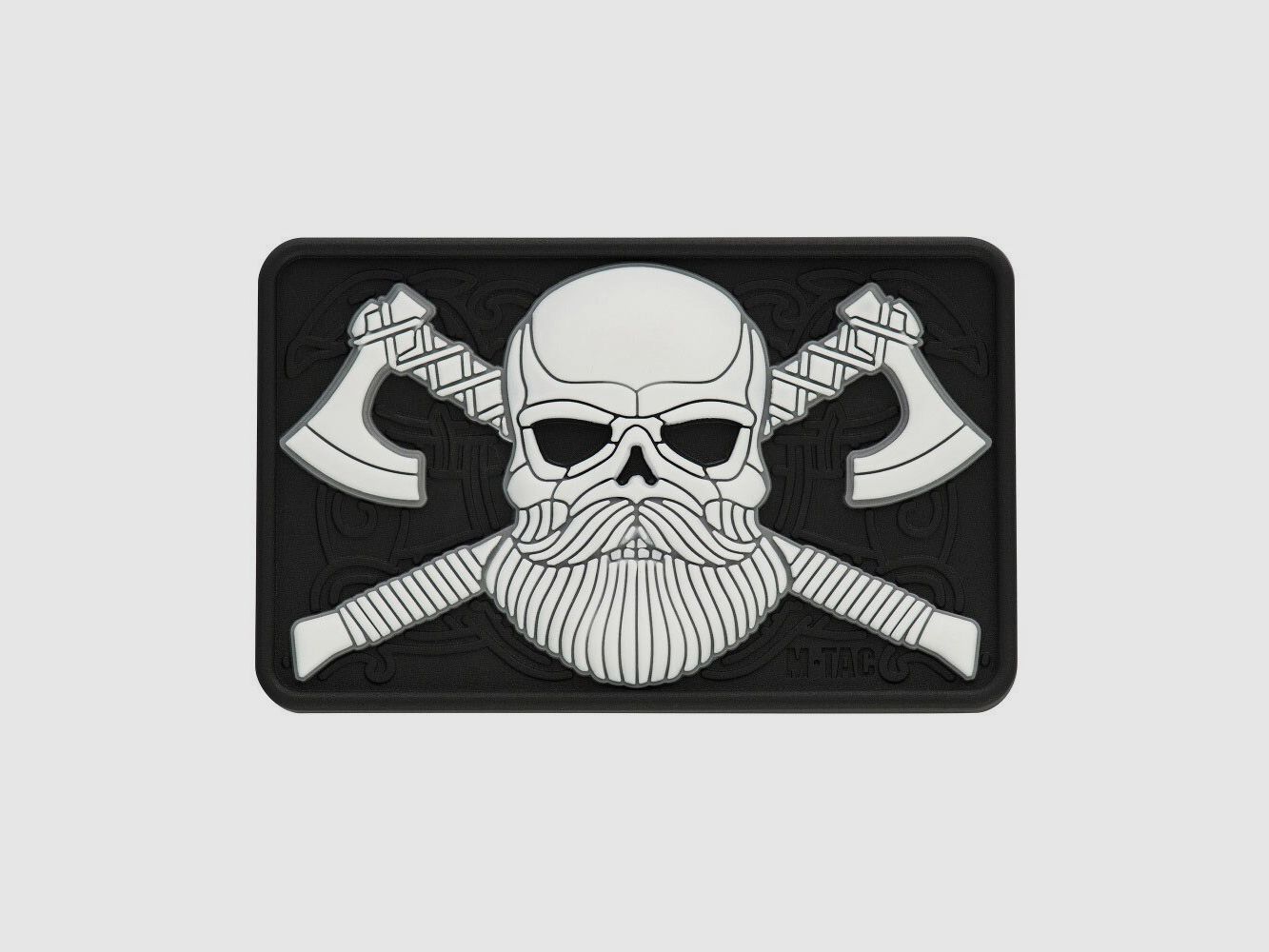 Parche de PVC 3D M-Tac Calavera Barbuda