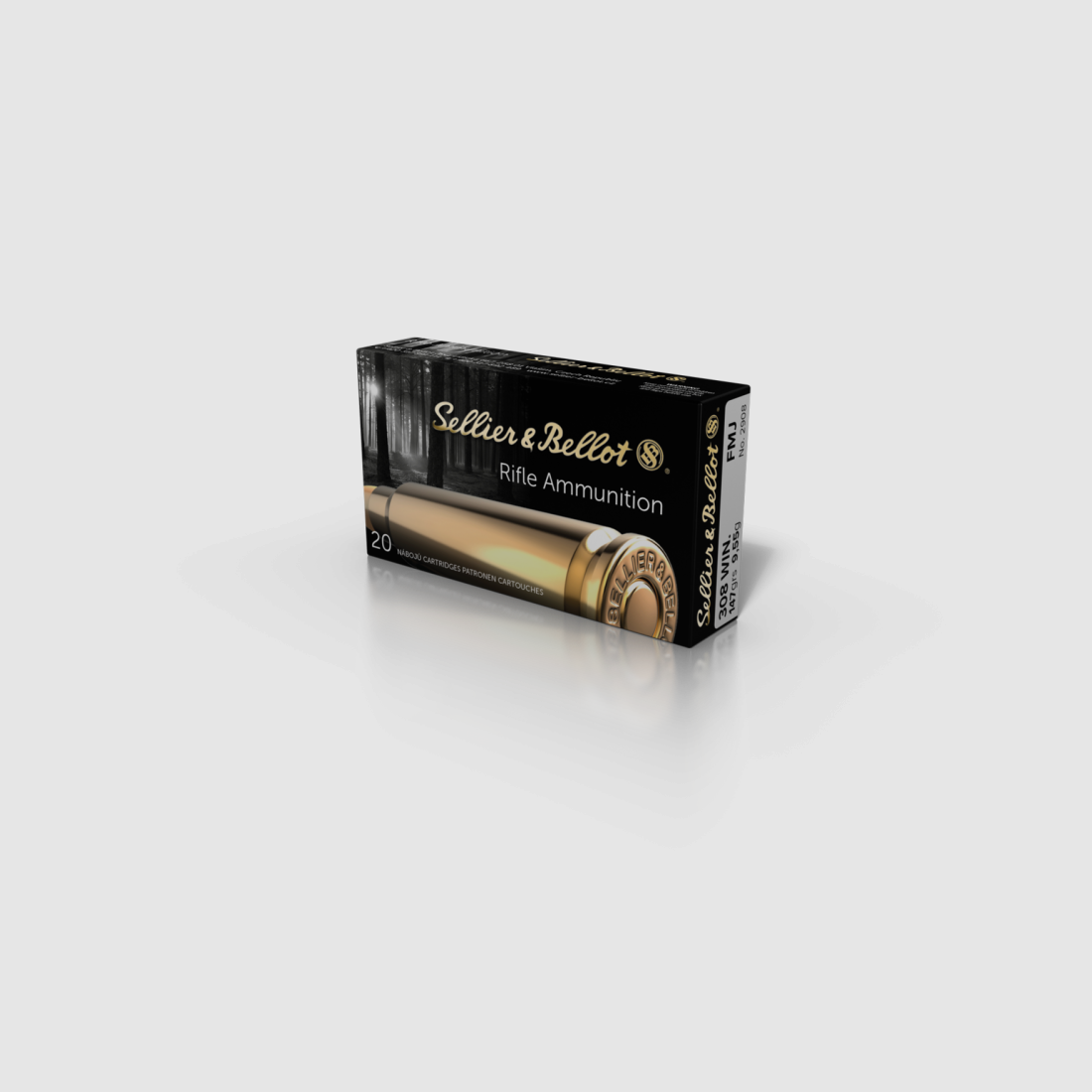 308 Winchester S&B FMJ 147gr VE20