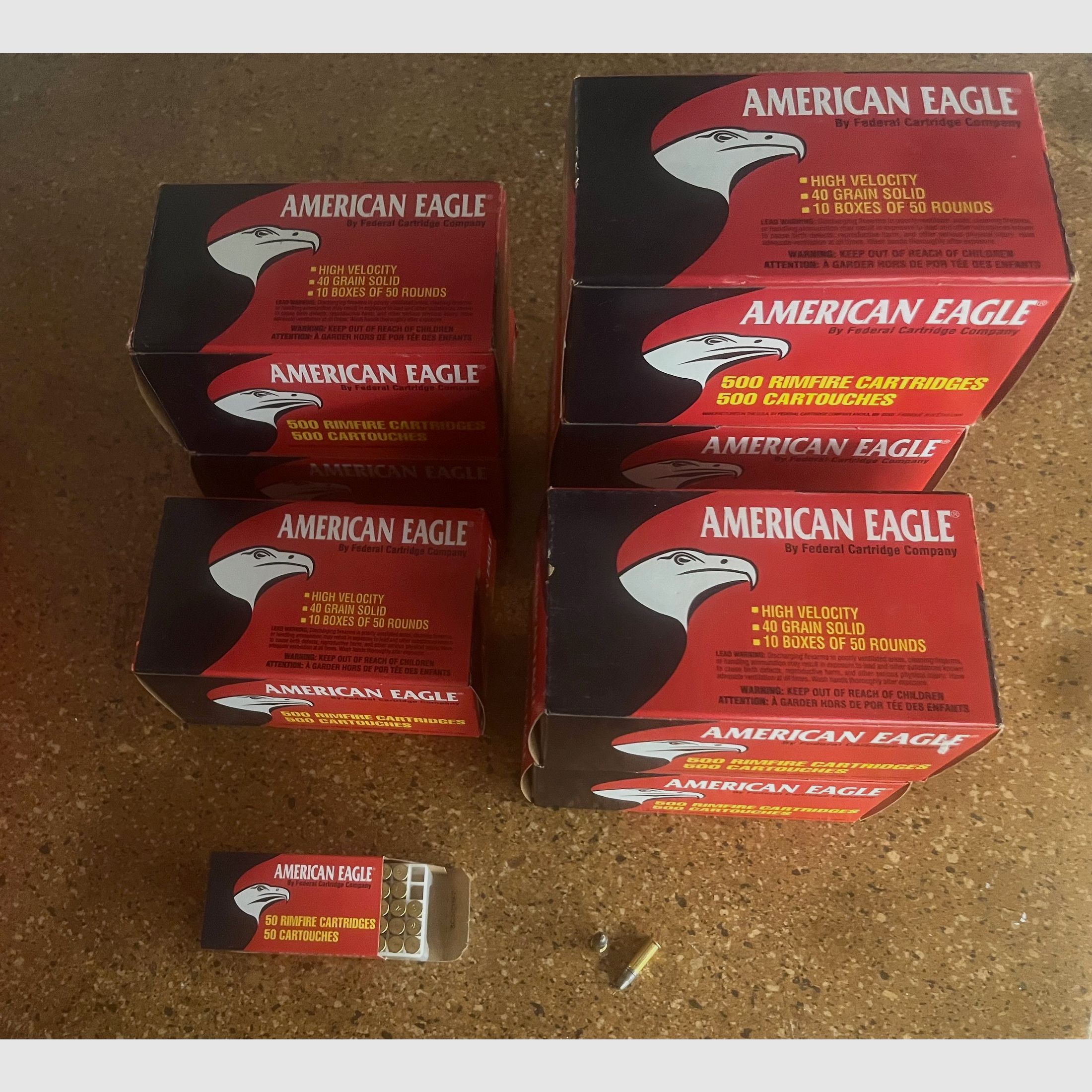 Federal: American Eagle .22 lfb 4,000 rounds