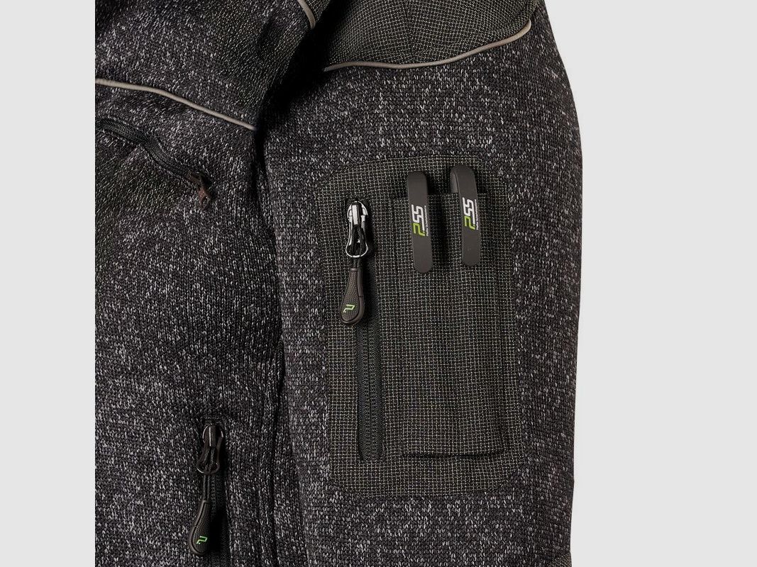 PSS H-Faserstrickjacke Arctic Extreme | grau, Bild 8 von 16