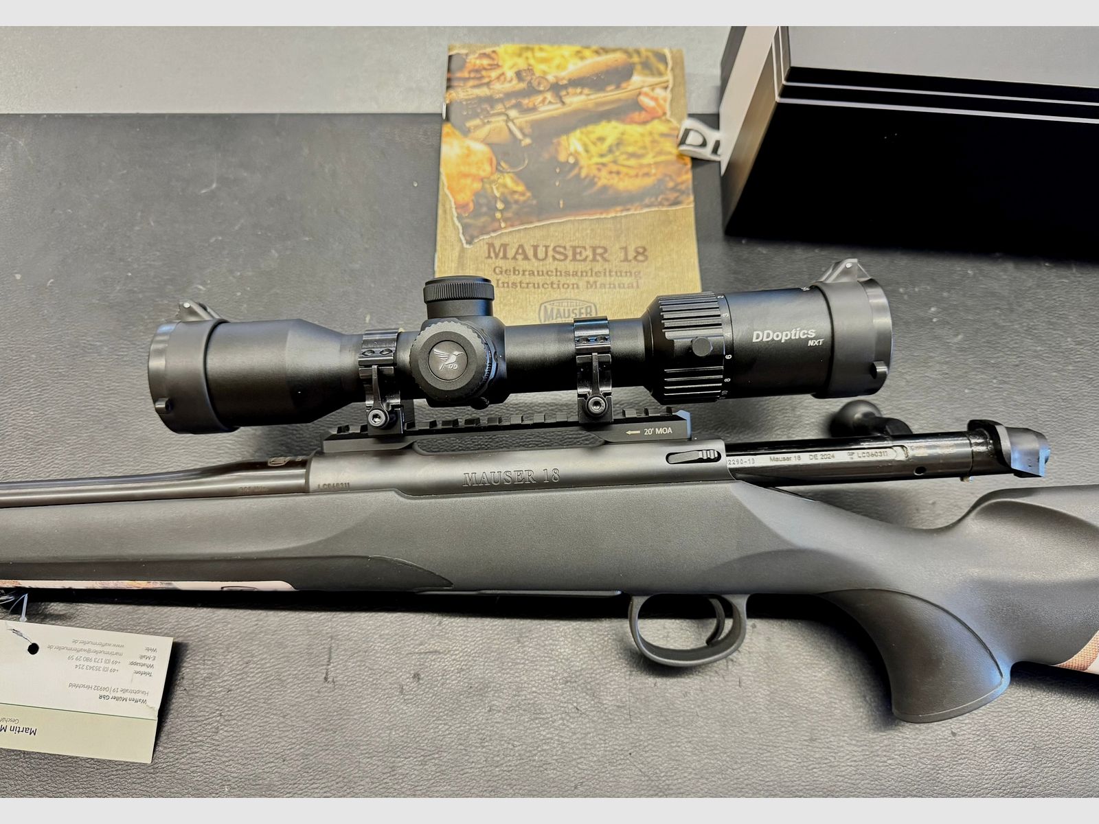 Mauser M18 / DDoptics Set Kaliber .308