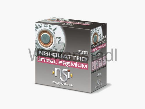 NSI Nobel Sport Italia QUATTRO STEEL PREMIUM 28 HP Nr. 7 Photo Wad