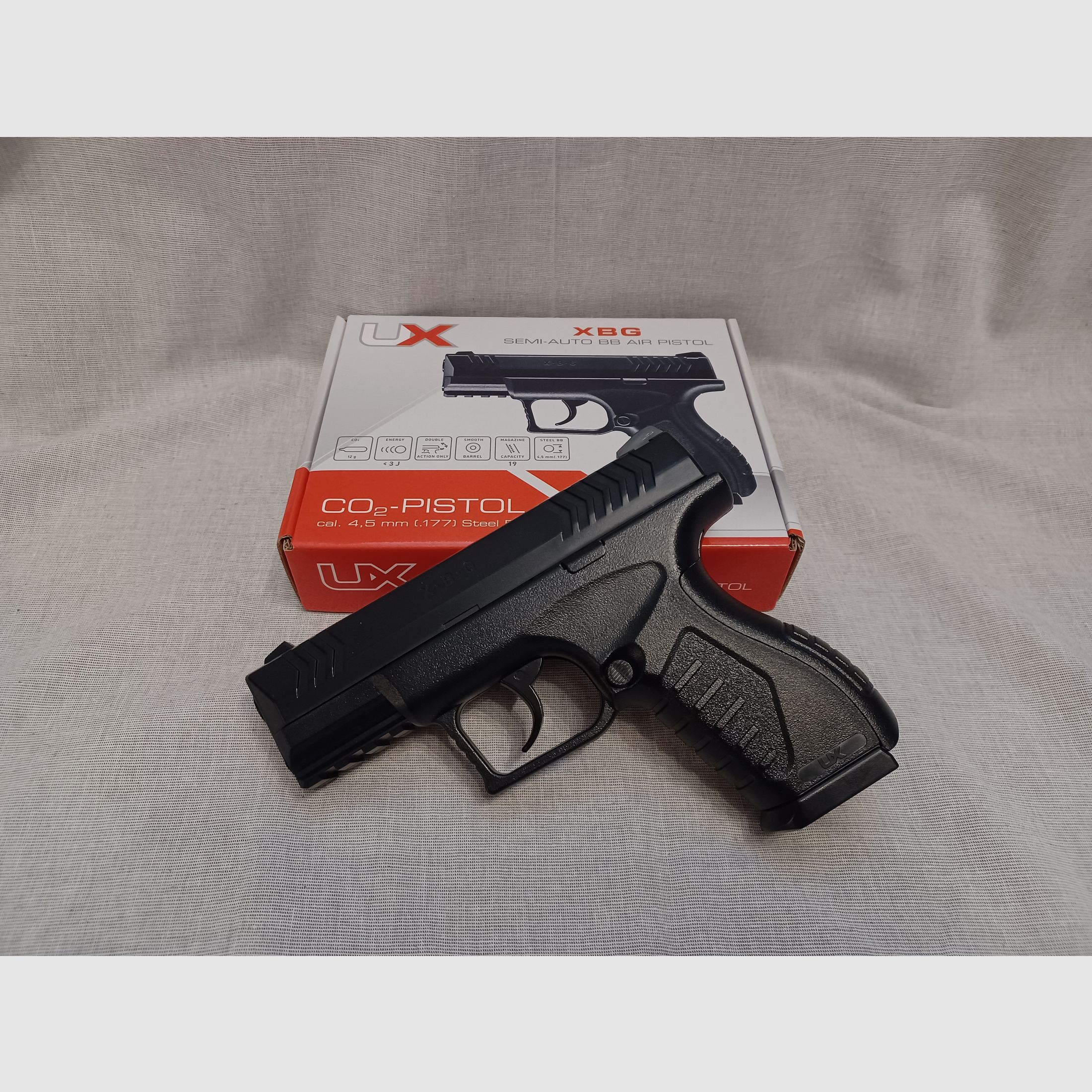 Umarex XBG / 4,5 mm BB / CO2 / Pistole / OVP (80)