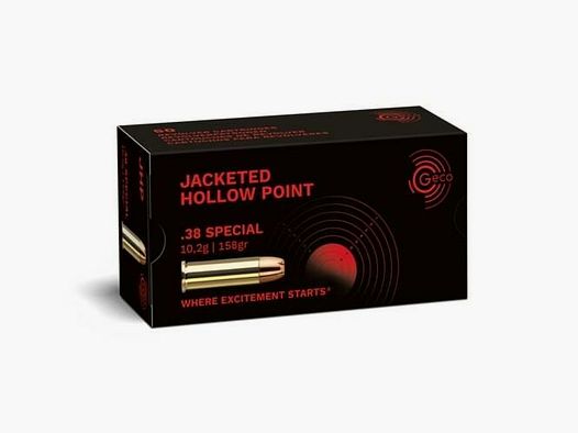 Geco 158grs JHP 50STK .38Special