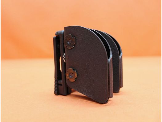 Höppner & Schumann Höppner&Schumann Double Magazine Holder Speedmag 5 AP ML Multilock (J-7003) Kydex black Single Stack