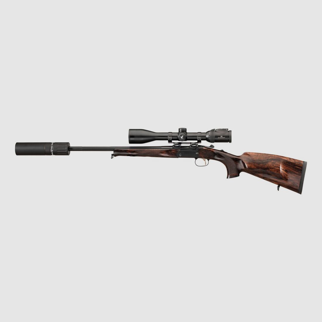 Merkel K5 Extreme break-barreled rifle (Pork saddle, Bavarian cheek & double fold) (8×57 IRS), imagen 5 de 7