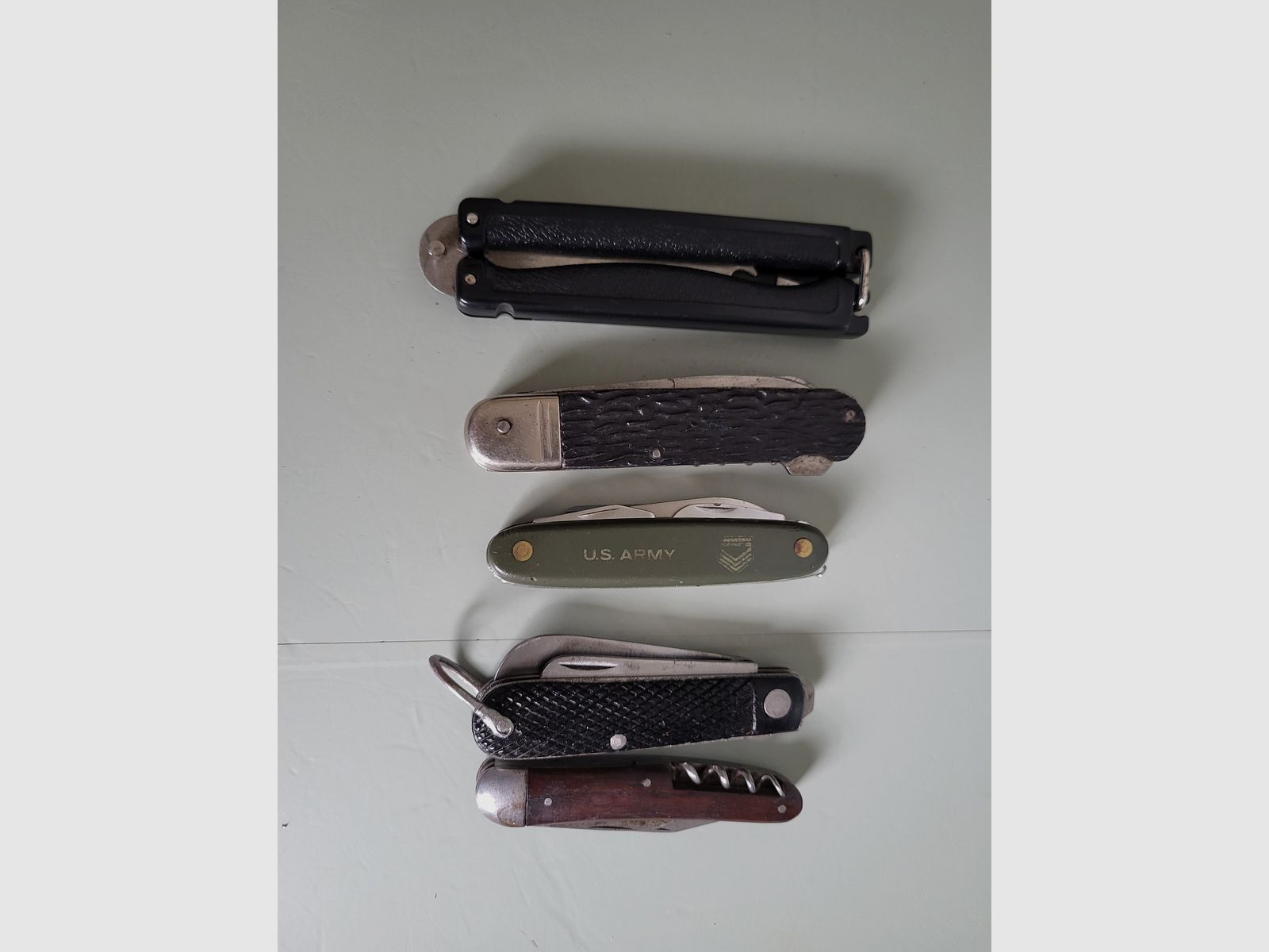 2 WK Militär - Soldaten Taschenmesser - Deutschland - England - USA - 1943er Jahre