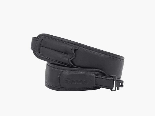 Cinghia per fucile Blaser in pelle nera