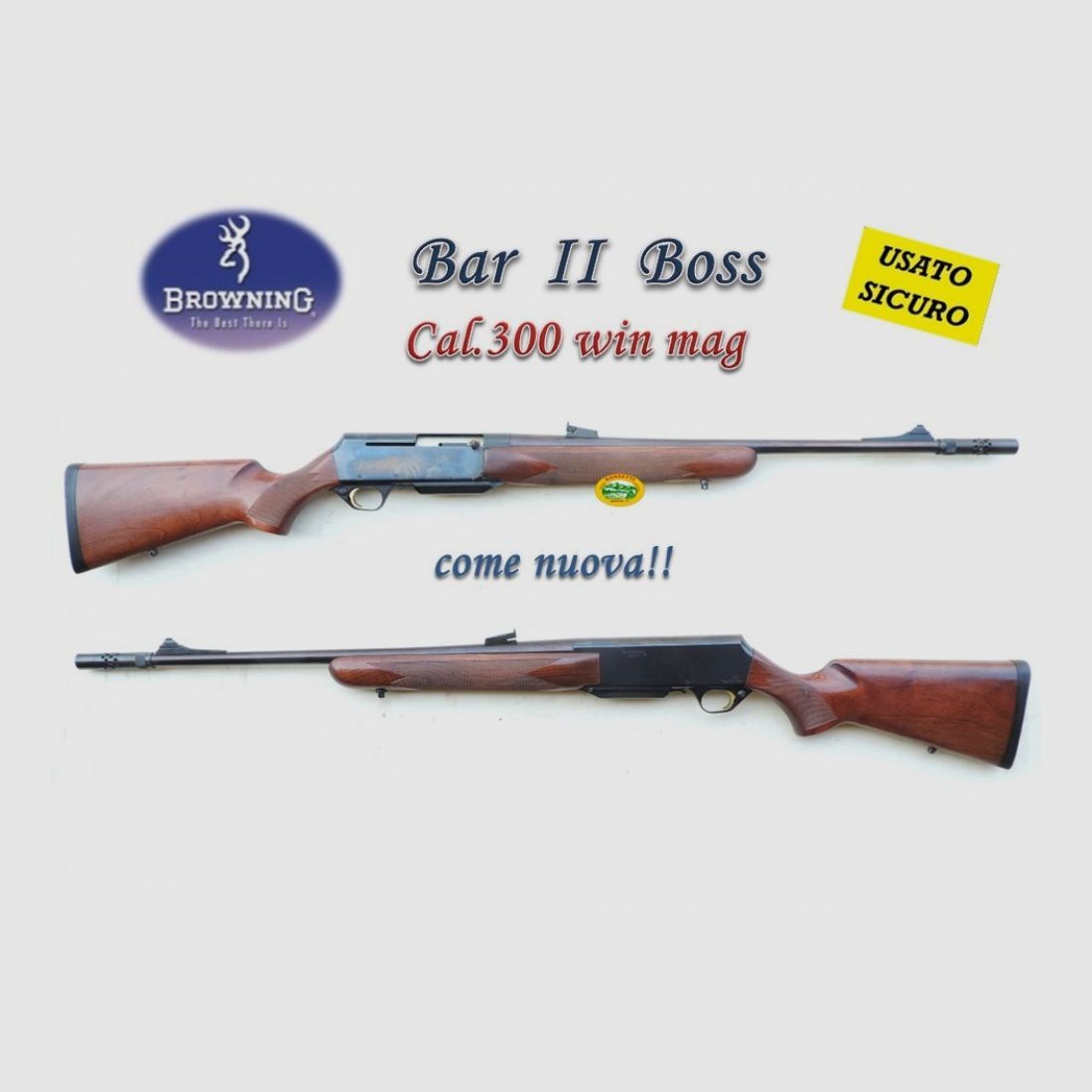 BROWNING BAR II Boss Kal.300 Win Mag - gebraucht - R.16946