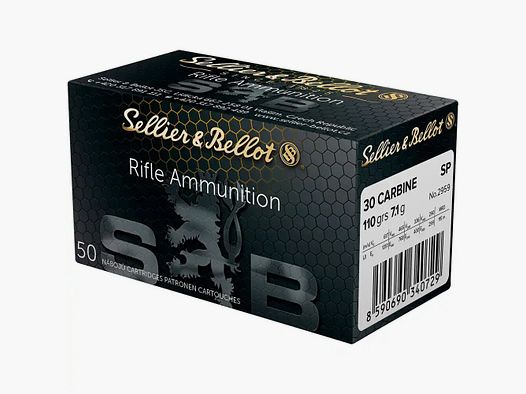 Sellier&Bellot SP 7,1g/110grs à50 .30 Carbine