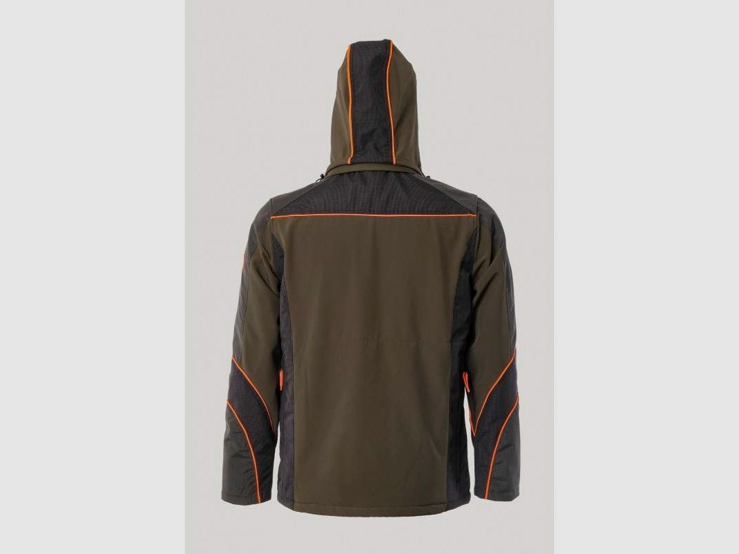 Veste RS Hunting LV153 en softshell orange, image 3 sur 3