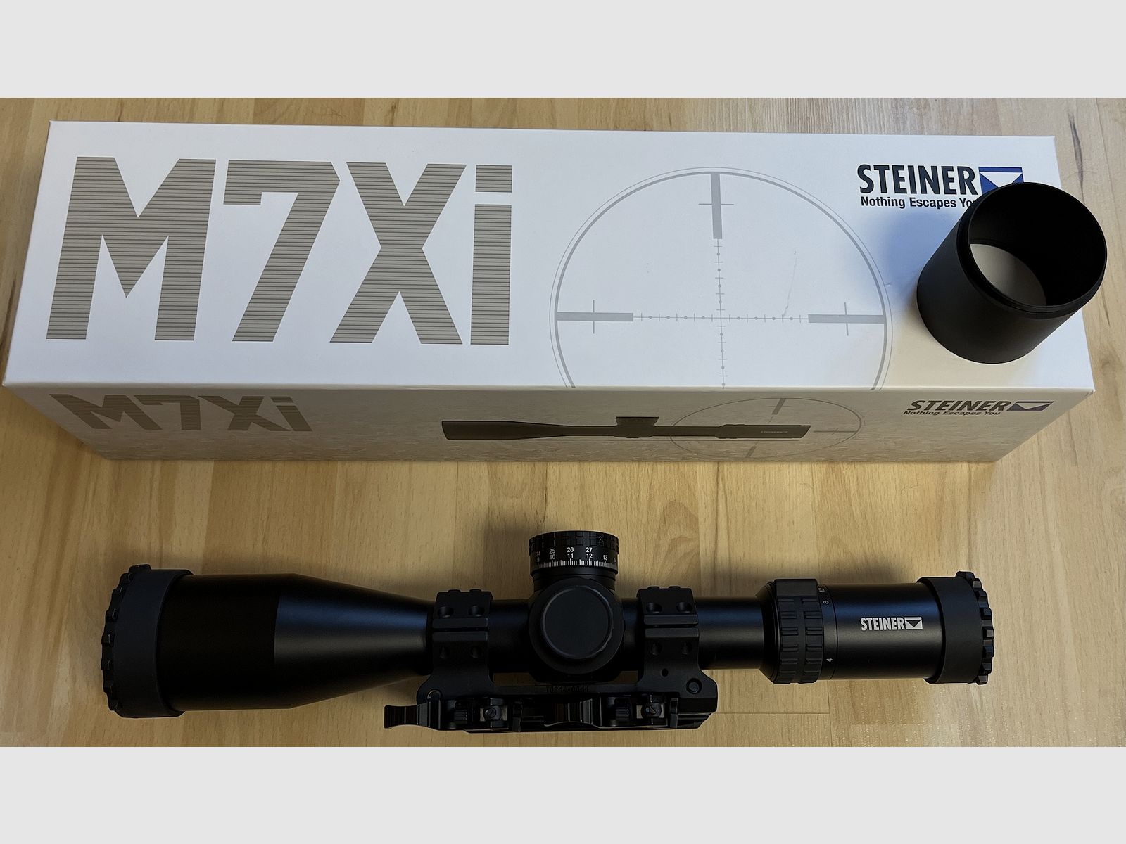 Steiner M7Xi 4-28x56 MSR2, Eratac Blockmontage
