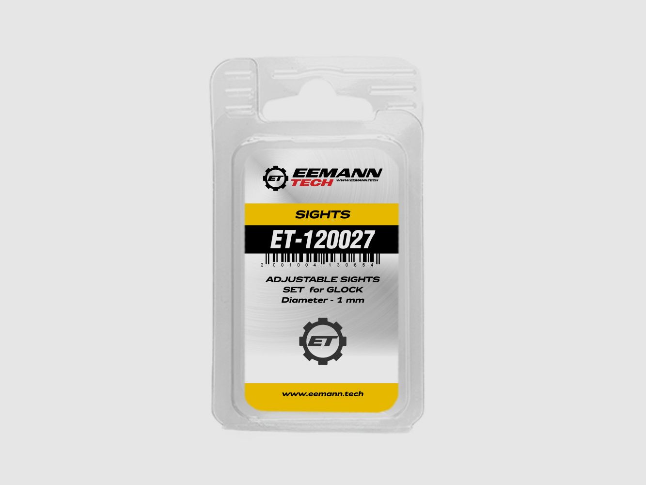Eemann Tech Adjustable Sights Set for GLOCK, Diameter: 1 mm, image 3 of 3