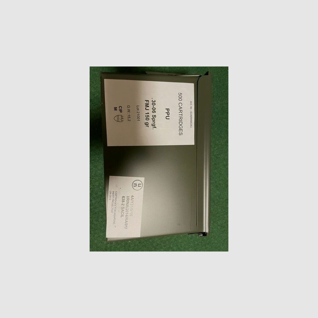 privileged partisan PPU 30/06 case 500 rounds